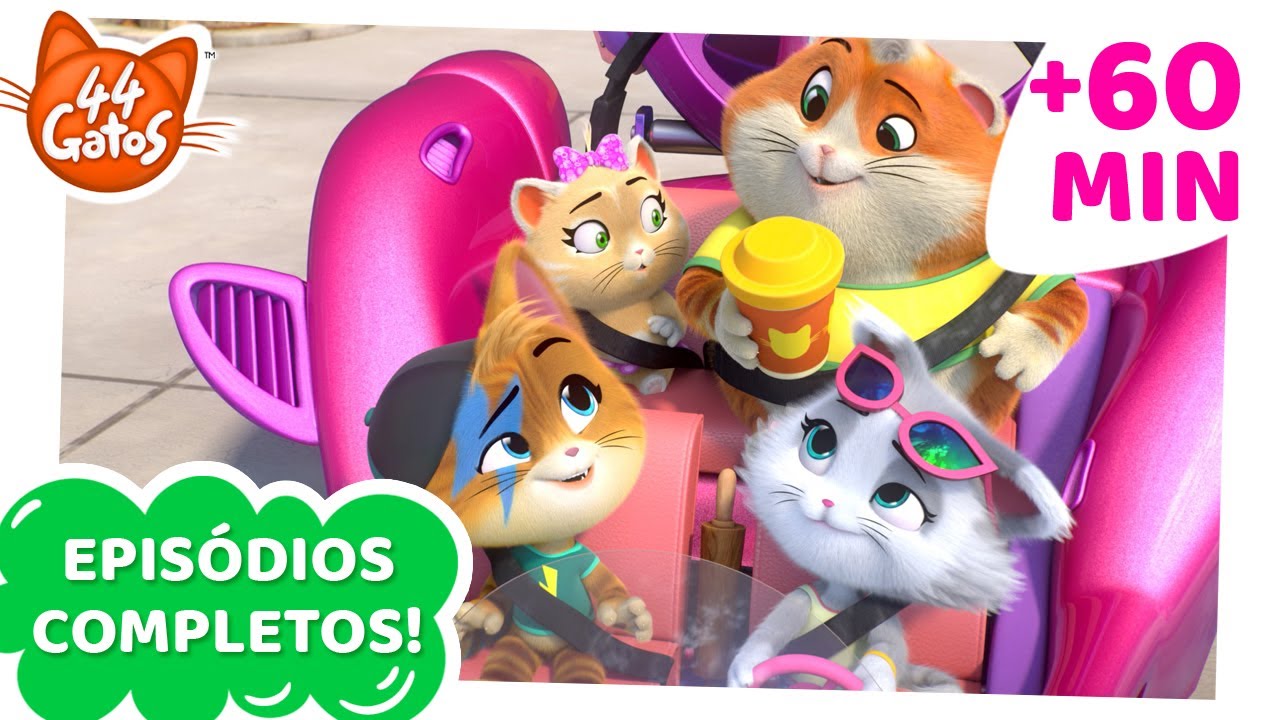 44 Gatos | 60 MINUTOS de epis&oacute;dios completos!