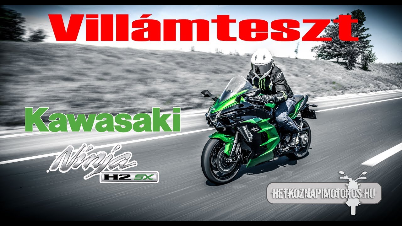 Süvítést birod? | Kawasaki H2 SX villámteszt