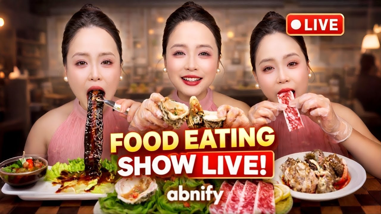 ASMR Eating Spicy Noodles & Chicken 🍜🔥 | Live Mukbang | Eating Show