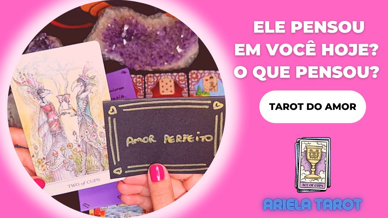 💘 ELE (A) pensou em você hoje? O que pensou? | Leitura de Tarot do Amor 💘 | Tarot Responde