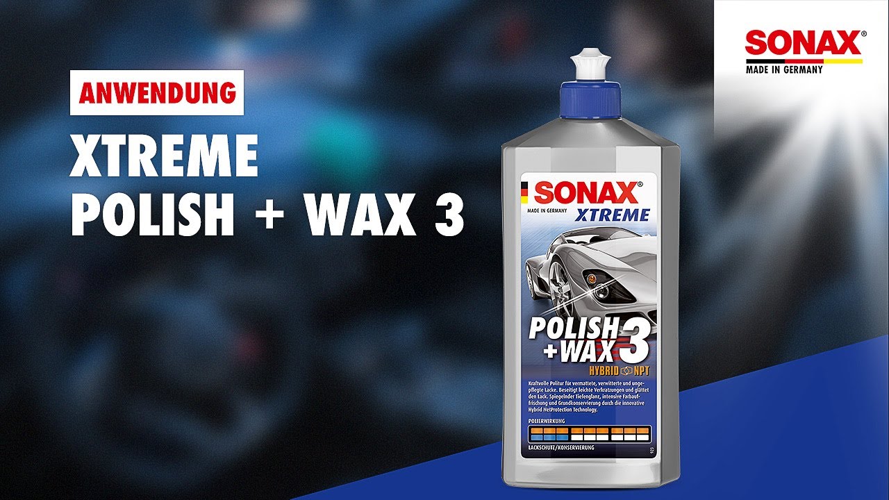 Anwendung SONAX XTREME Polish+Wax 3 Hybrid NPT