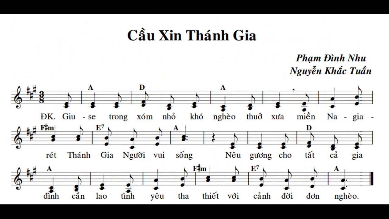 Cầu Xin Thánh Gia - 2 Bè (Kết Lễ)