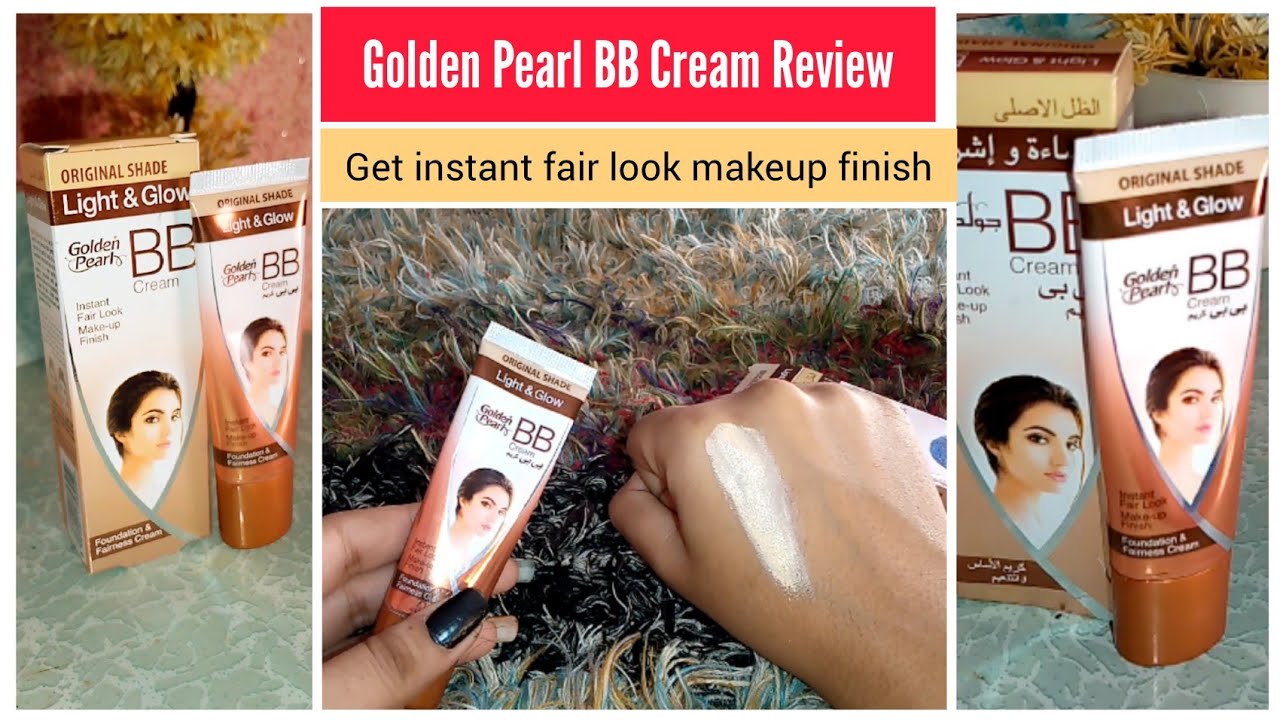 Golden Pearl BB Cream Review || Light & Glow bb cream