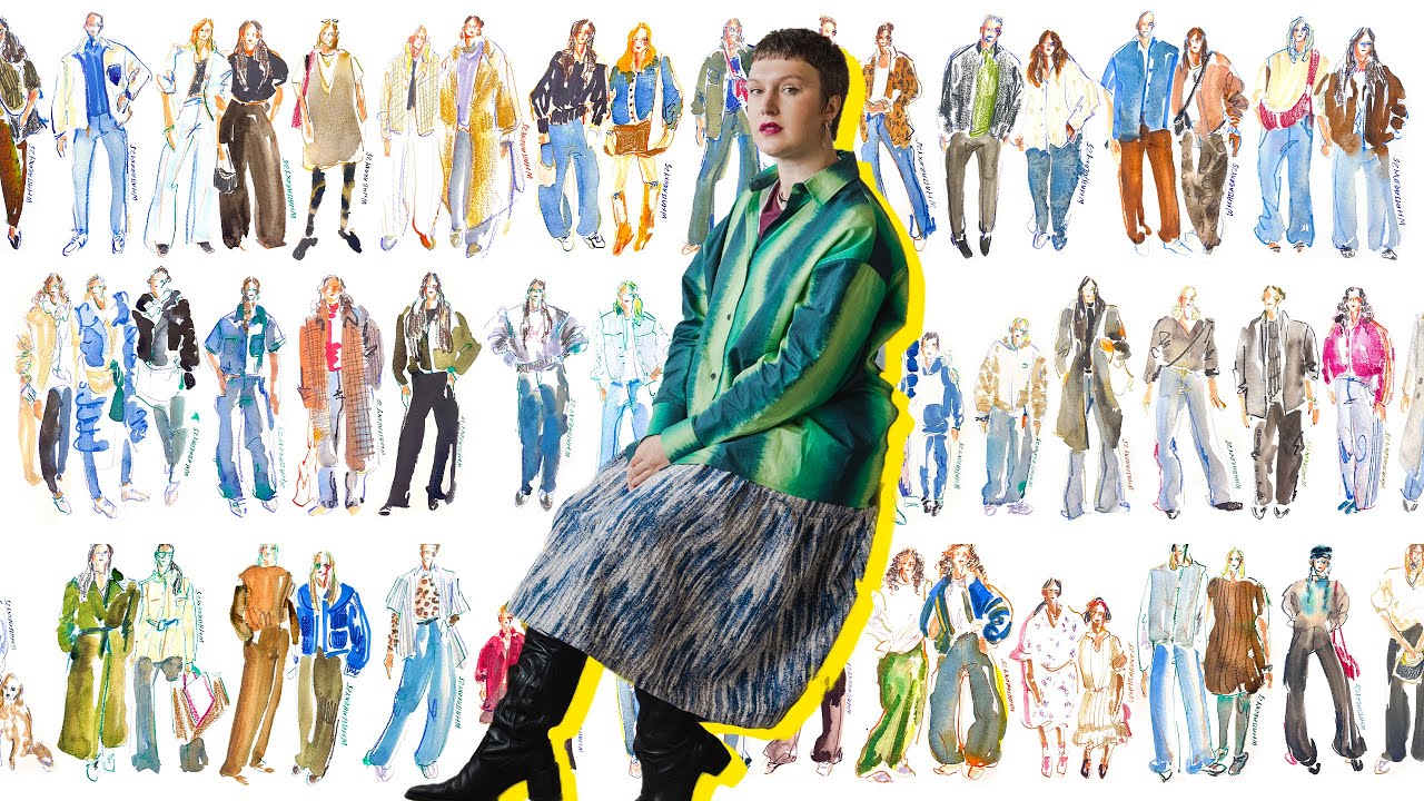 How I Started Working as a Live Event Illustrator for Fashion Brands