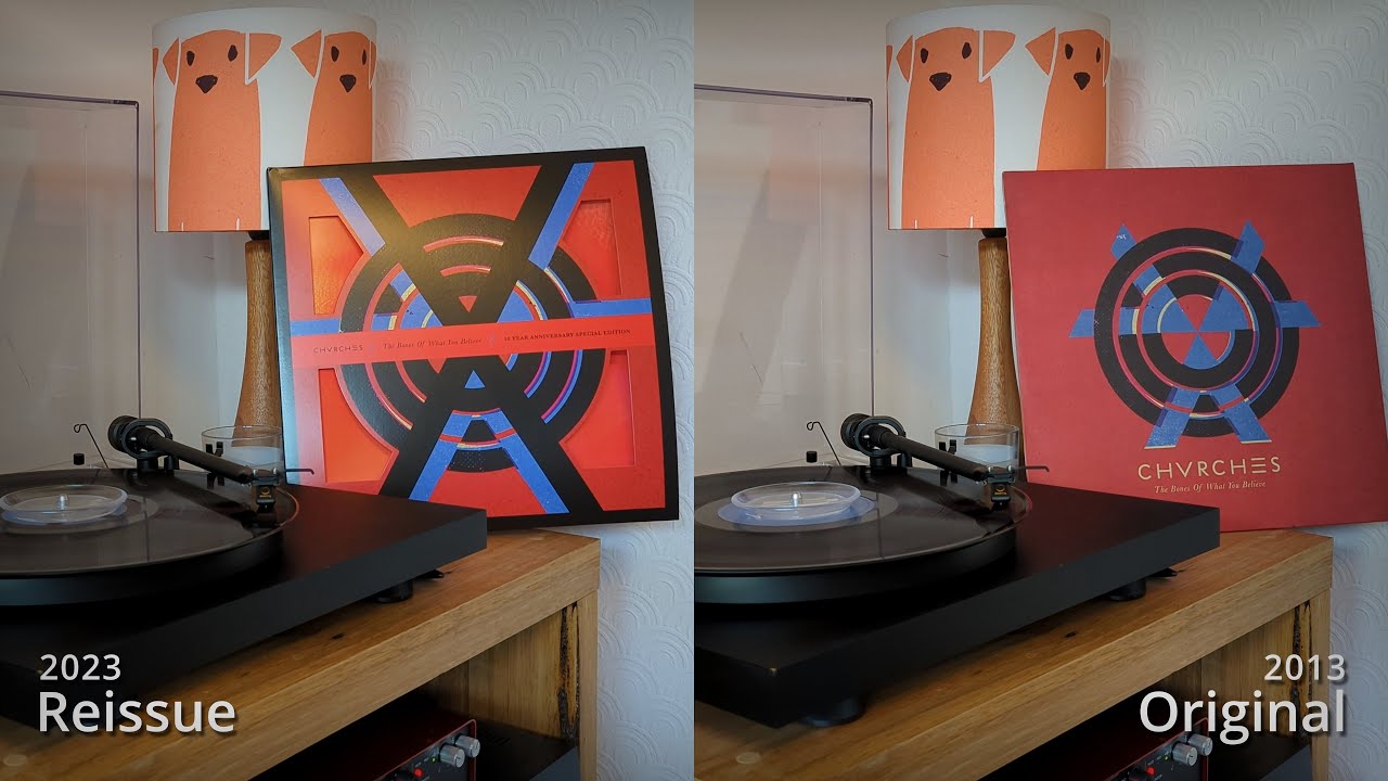CHVRCHES The Bones of What You Believe 10 Year Anniversary - Vinyl Audio Quality Comparison