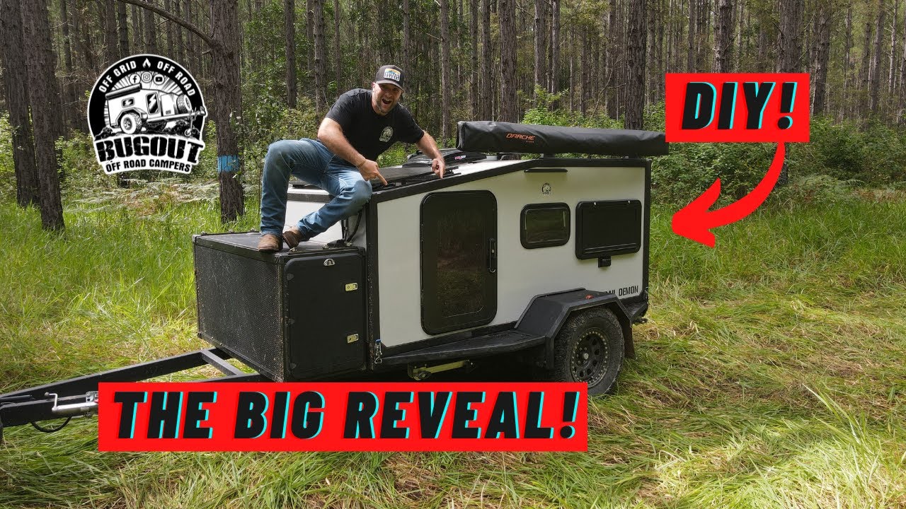 DIY SQUARE-DROP CAMPER BUILD - THE REVEAL!