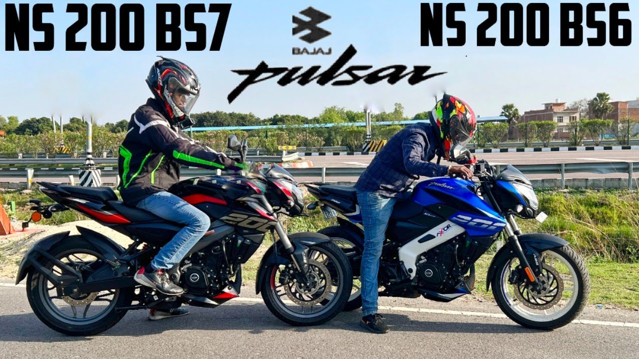 Bajaj Pulsar NS200 bs7 vs NS200 bs6 || The NS battle is here!! || Long Race
