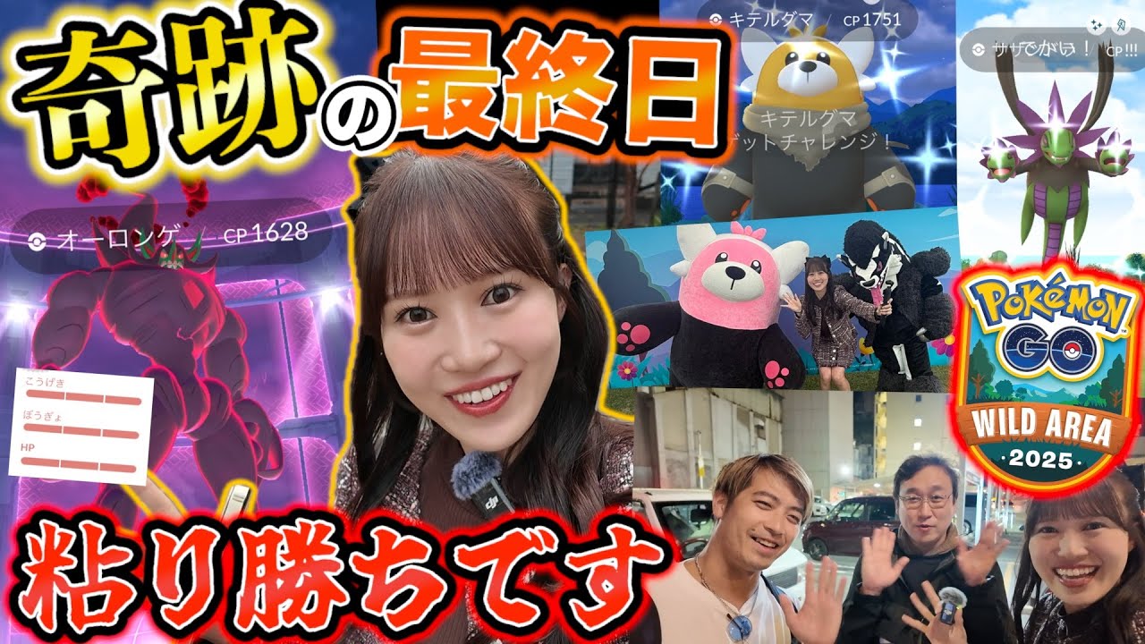 【ワイルドエリア最終日】イベント終了後のフィーバータイム!?!?奇跡の最終日で大満足です★★★【ポケモンGO】