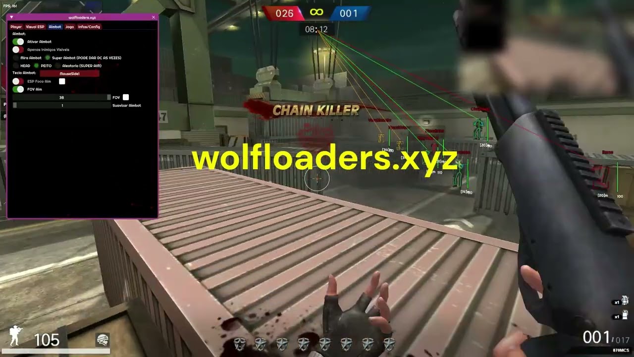 Hacker Point Blank Brasil MENU SUPER AIMBOT SILENT, ESP, NORECOIL, TROCA RAPIDA, WALLHACK 18/01/2026