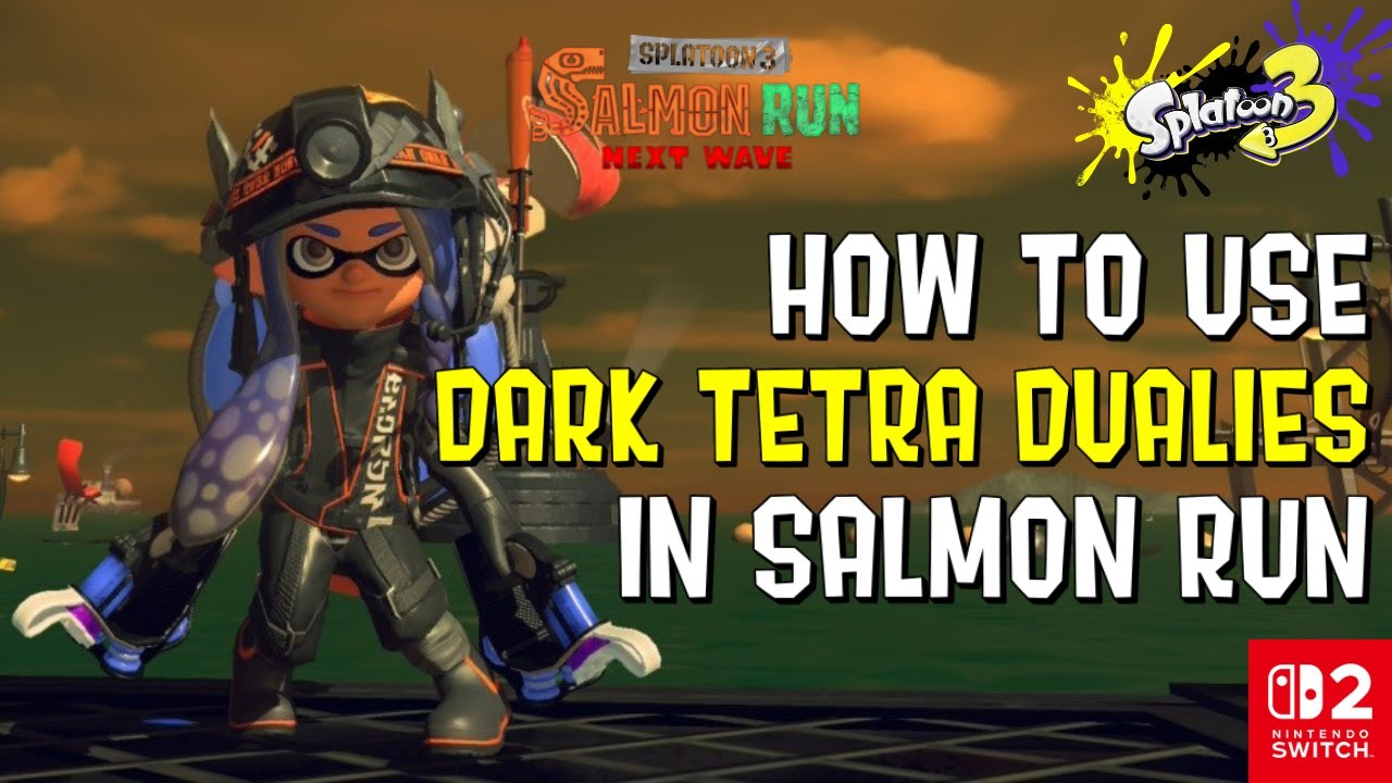 Weapon Guide: Dark Tetra Dualies in Salmon Run (Splatoon 3)