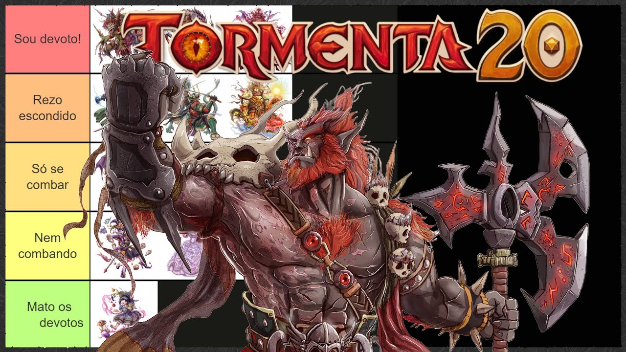 Os melhores DEUSES DE ARTON - TORMENTA 20 l Tier List Insana