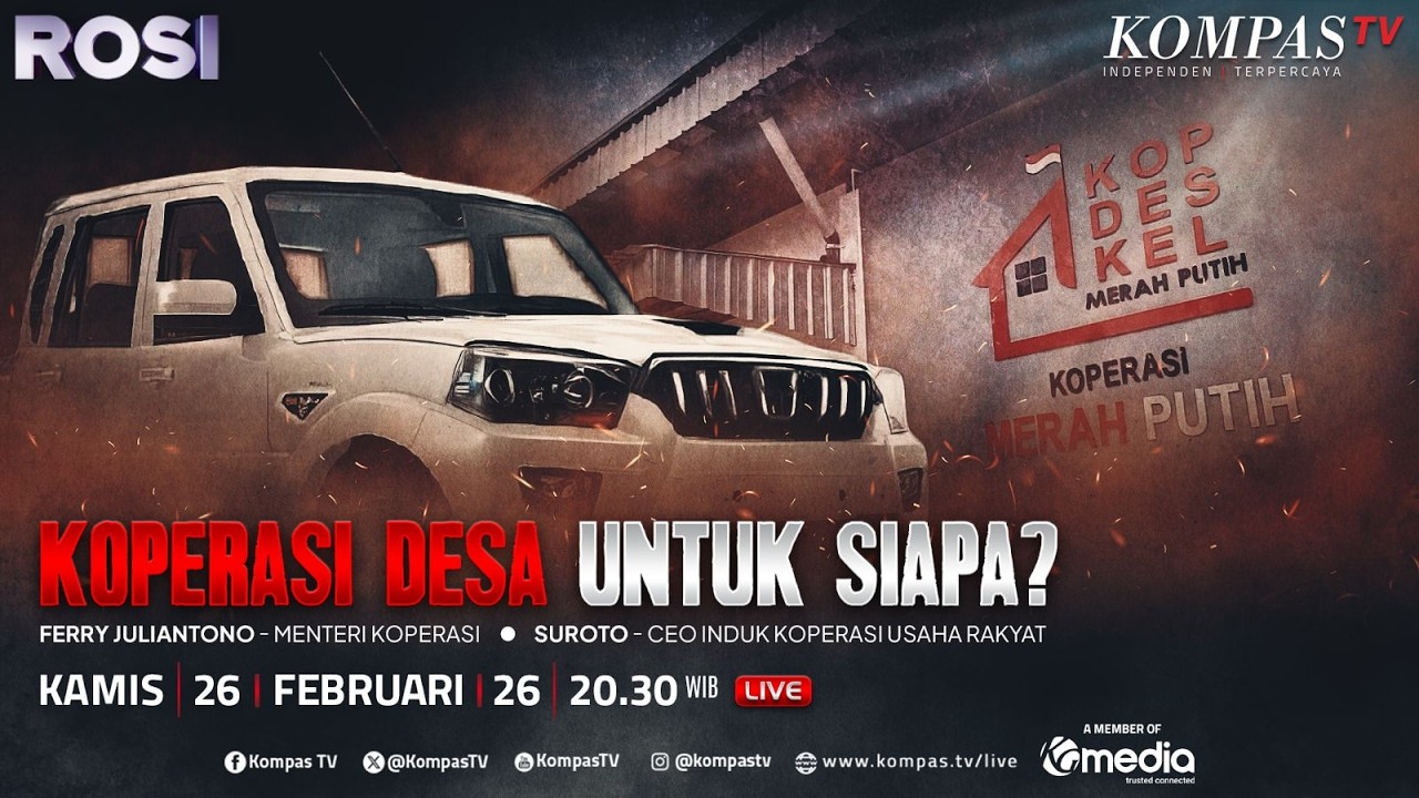 LIVE - Menkop Ferry Bicara Polemik Impor Mobil India untuk Koperasi Merah Putih | ROSI