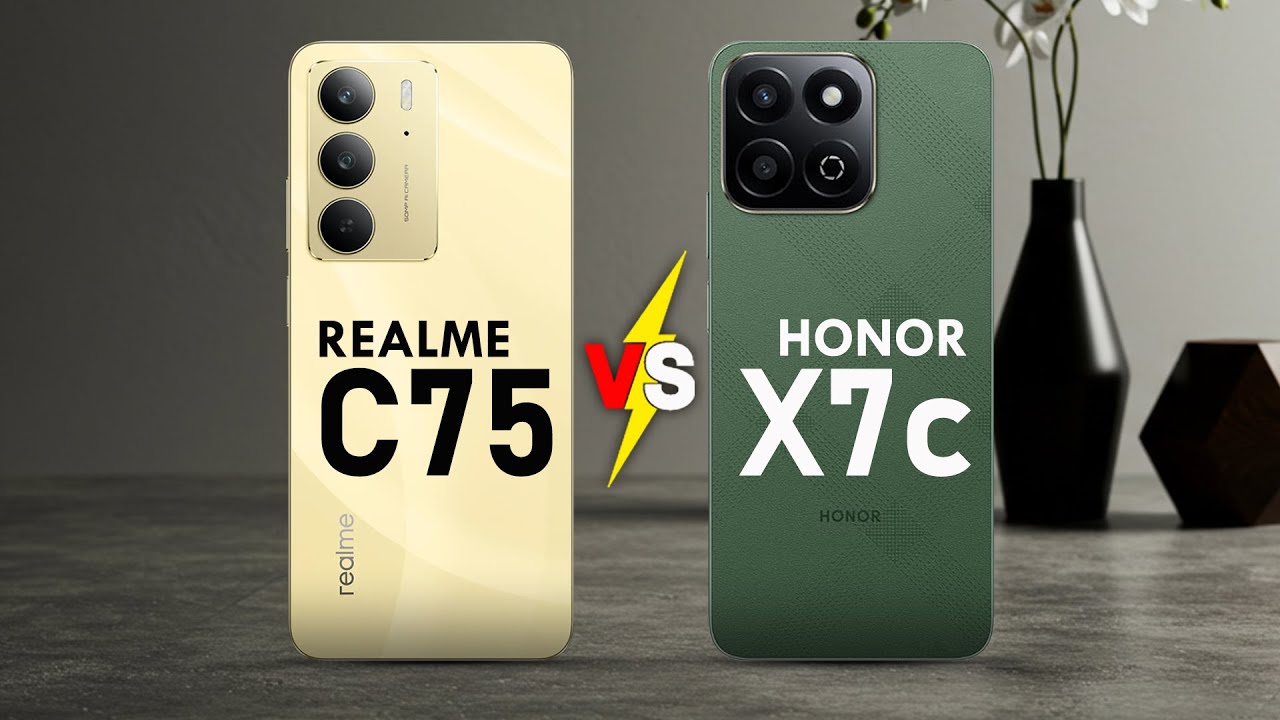 Realme C75 vs Honor X7C