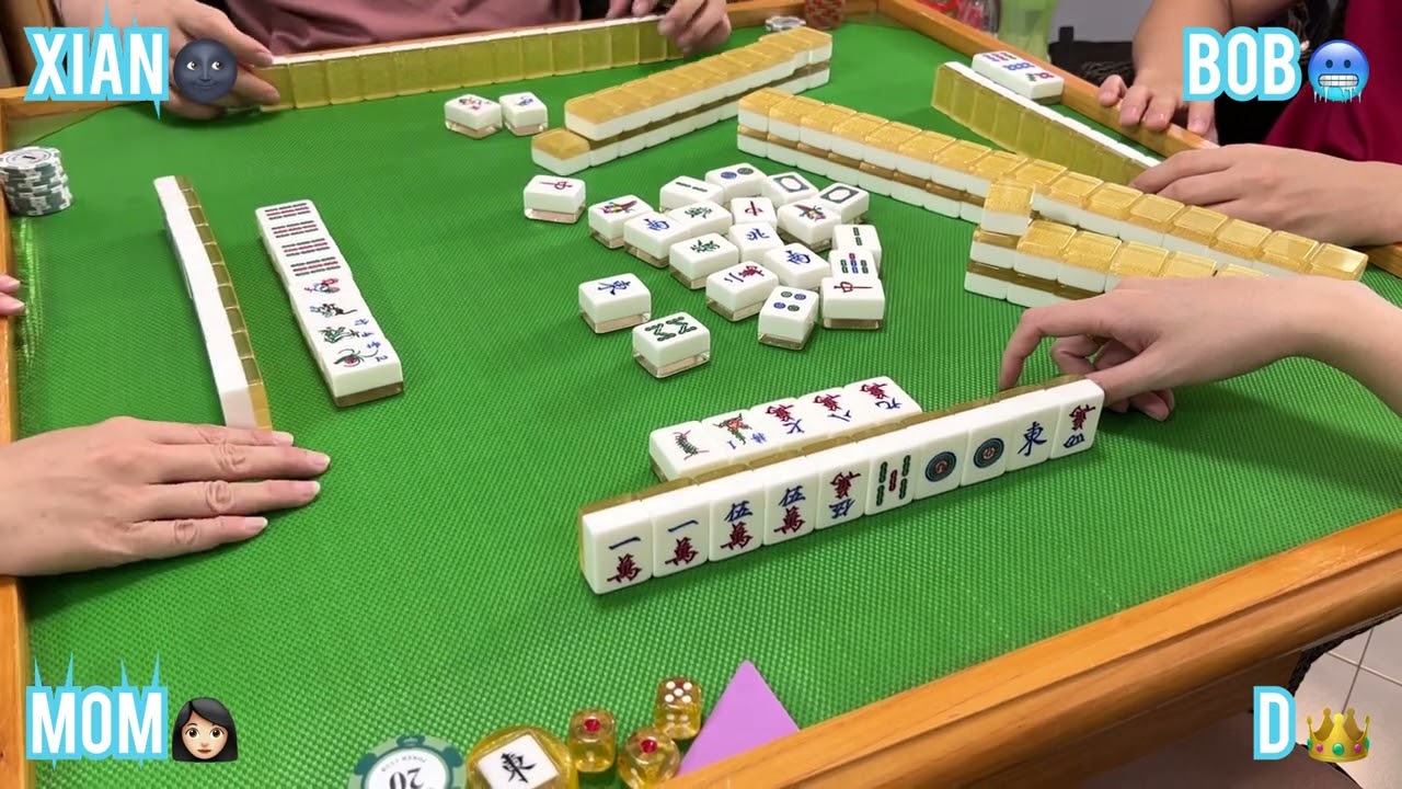 Singapore Mahjong 🔥🎲 #37 Manual Table Edition ➔ D/Bob/Xian/Mom