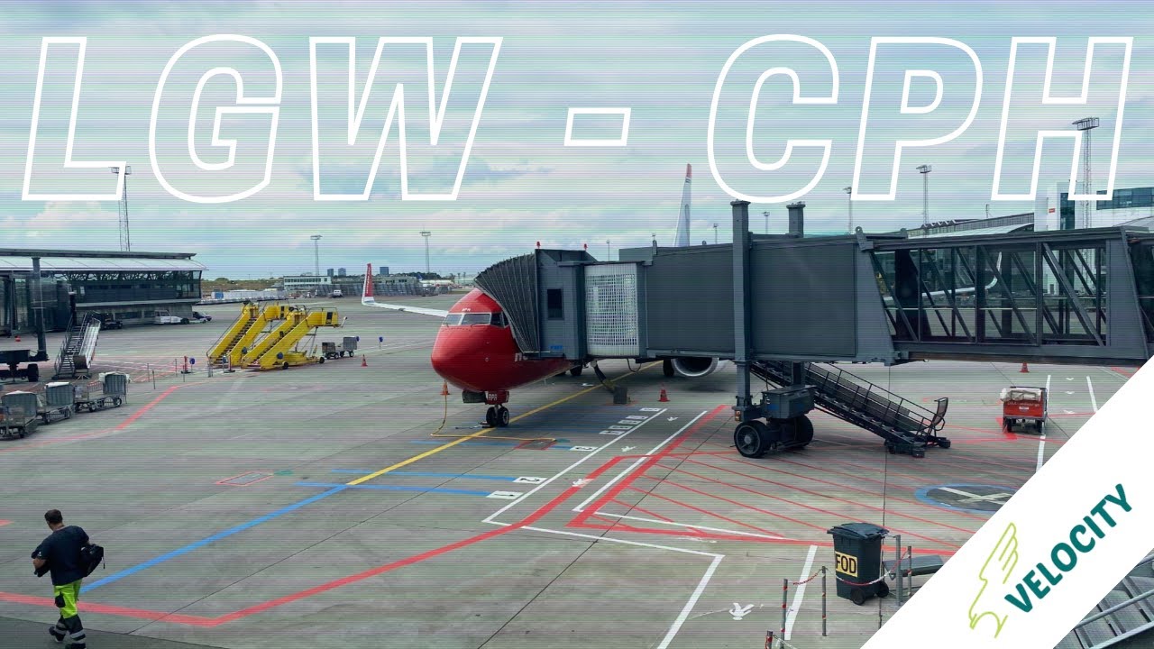 [Full Flight 4K] Norwegian · London Gatwick to Copenhagen · Boeing 737-8JP · SE-RPR