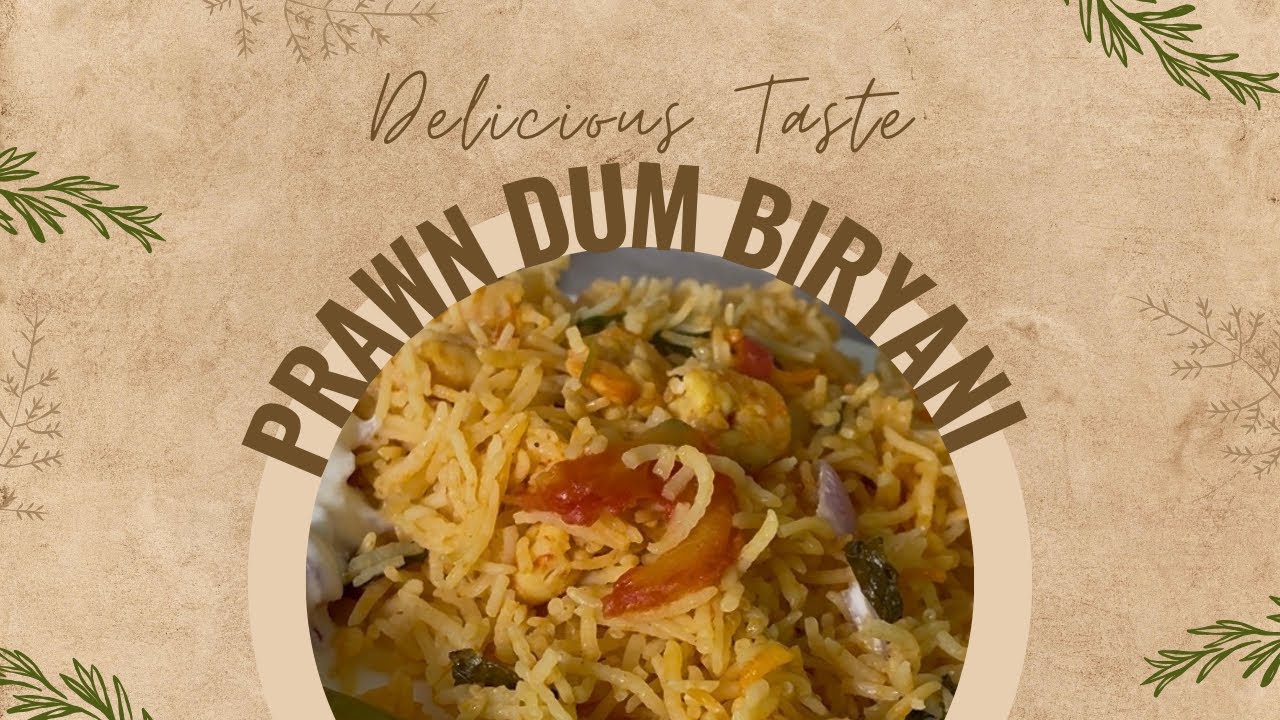 Prawn Briyani recipe in Tamil | இறால் தம்  பிரியாணி | Tasty Briyani | The Johnson Table