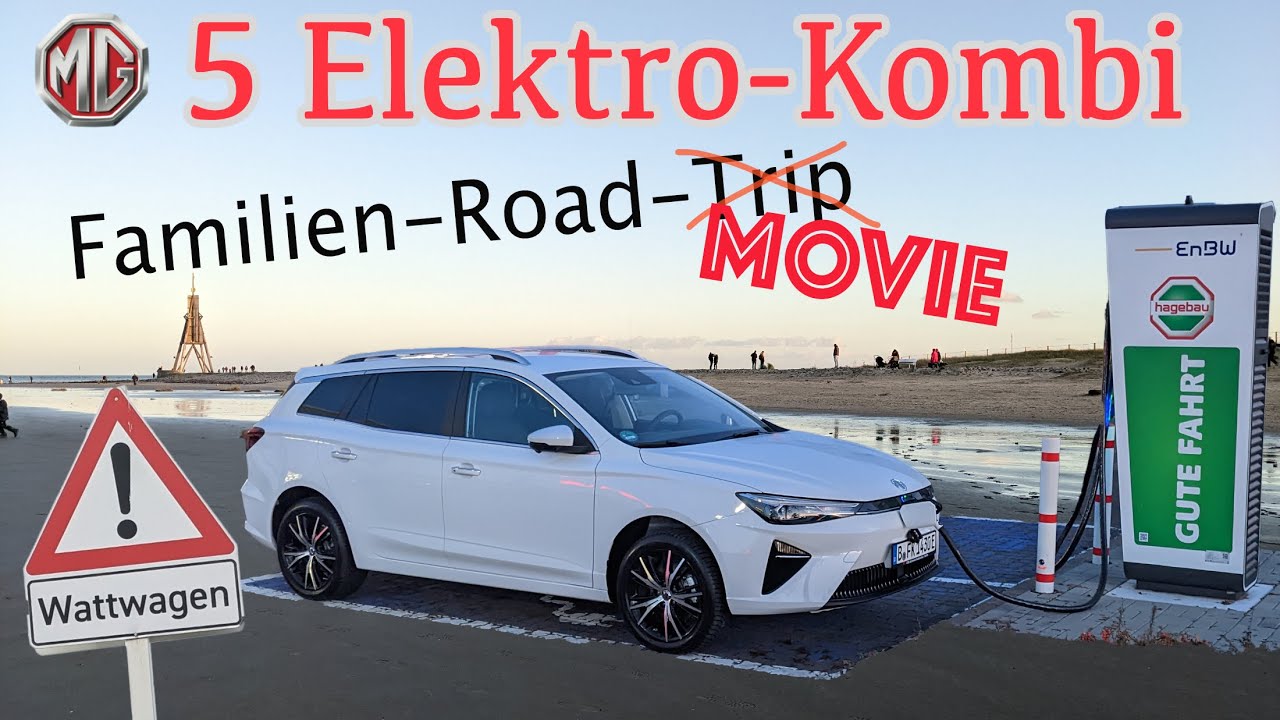 erster Road-Trip mit dem MG 5 🚗 Berlin - Cuxhaven - Berlin ⚡ 1300 km an die Nordsee ⚡ MG5 4K 🇩🇪