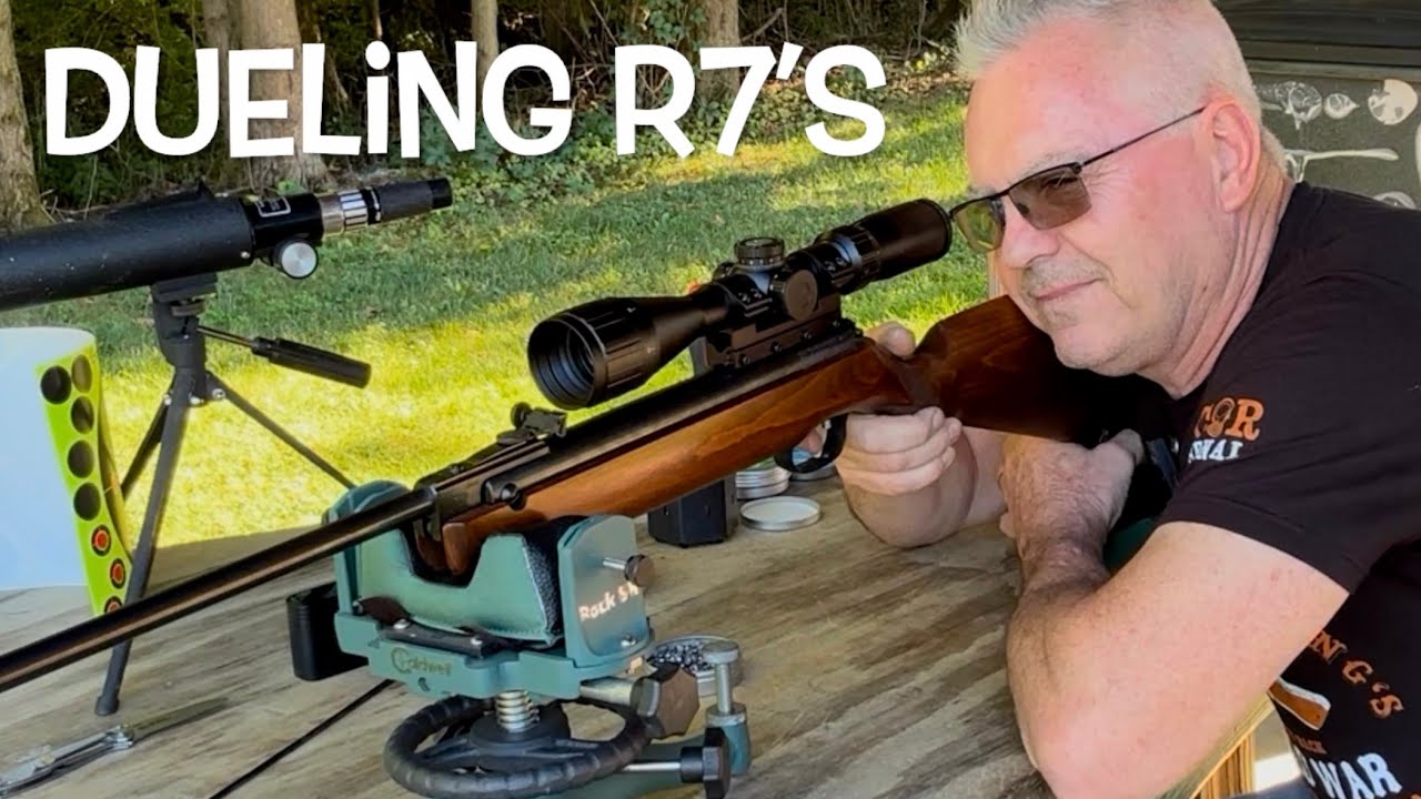 1990 vs 2024 Beeman R7’s at the range targets & plinking!