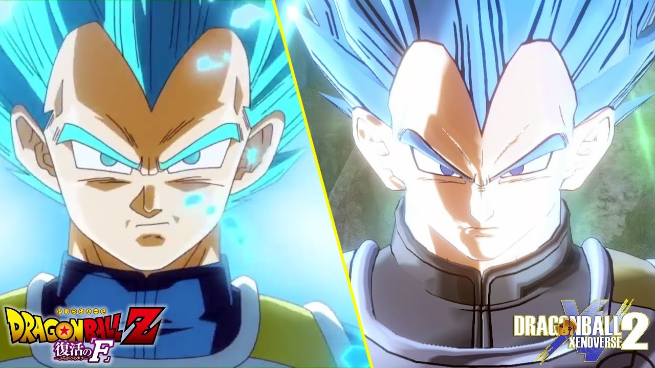 SSGSS Vegeta VS Golden Frieza | RoF Movie Reenactment! - Dragon Ball Xenoverse 2