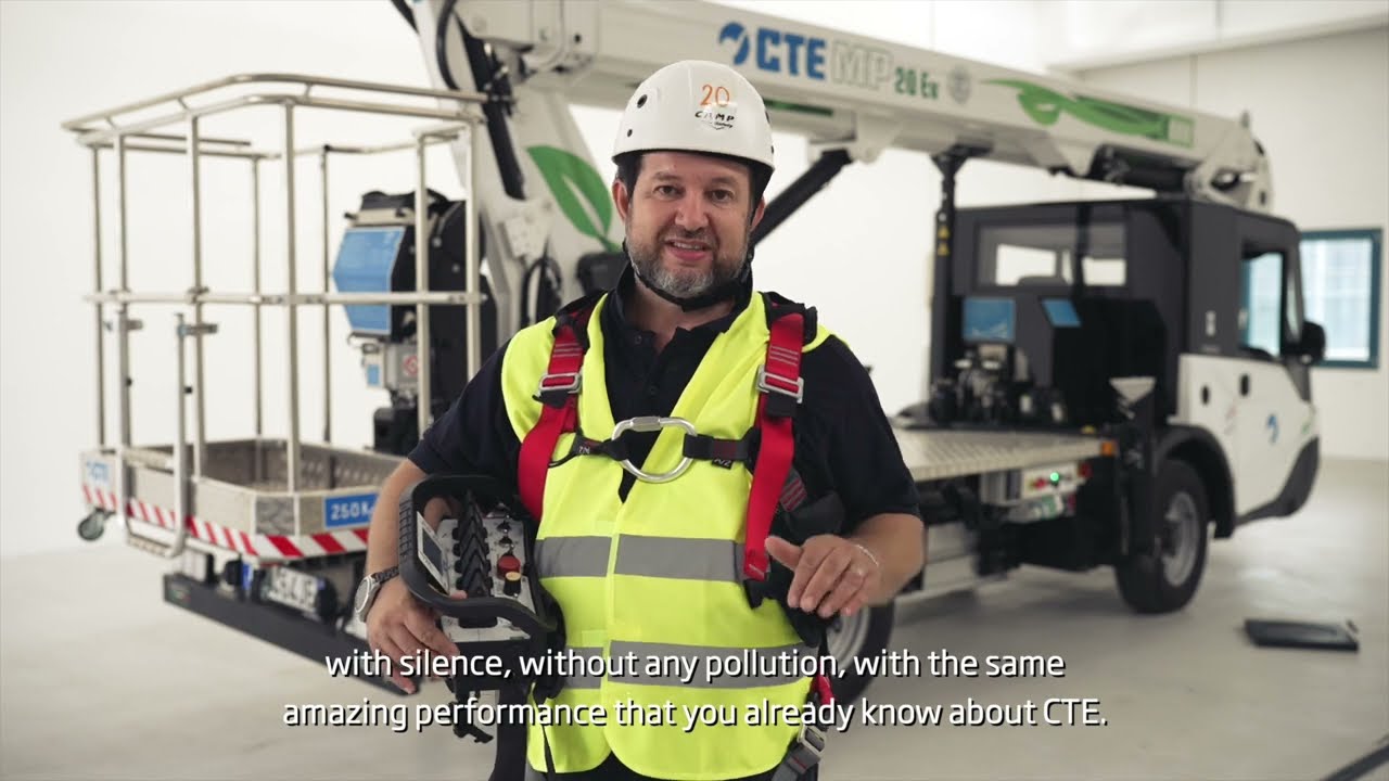 CTE MP 20 Ev full electric: the green solution for your green needs on 3.5 ton