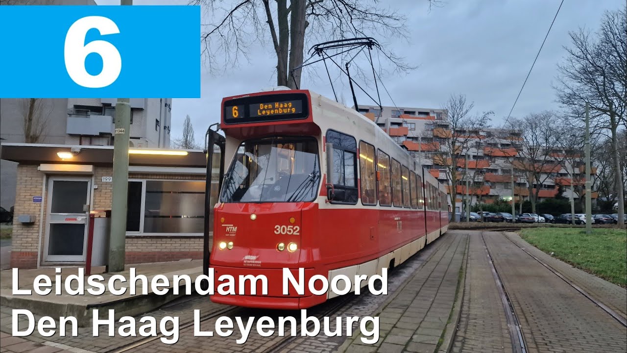 HTM lijn 6: Leidschendam Noord - Den Haag Leyenburg | HTM 3052 | 2025