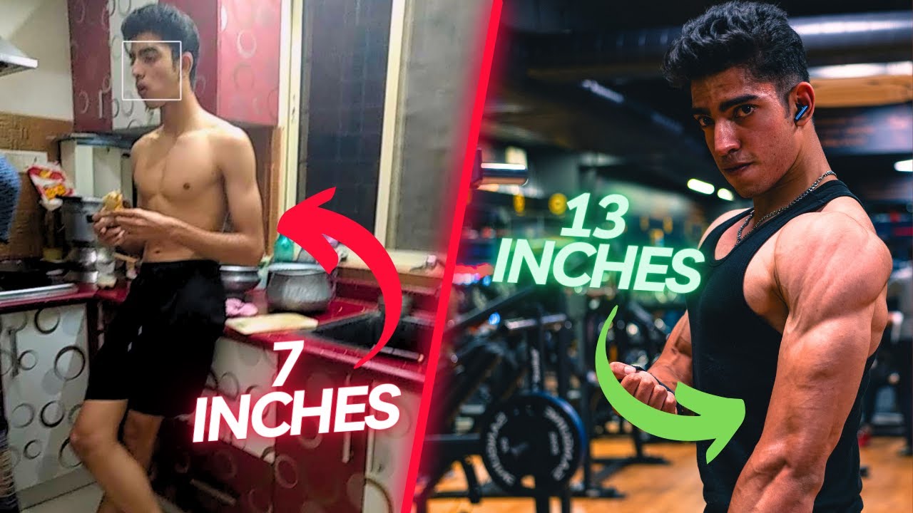 HOW I GREW MY ARMS AS A TALL,SKINNY KID🇮🇳MY BEST ARMS WORKOUT SPLIT EXPLAINED(HARD GAINER EDITION)