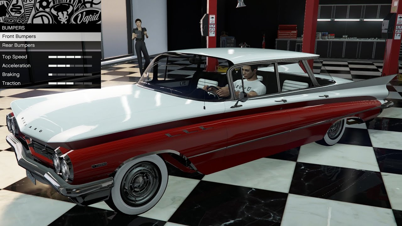 GTA 5 — DLC «Кастомизация транспортного средства» — Уиллард Юдора (Buick Electra 1960 года)