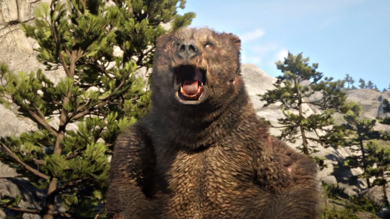 Red Dead Redemption 2 - Legendary Bear Boss Fight