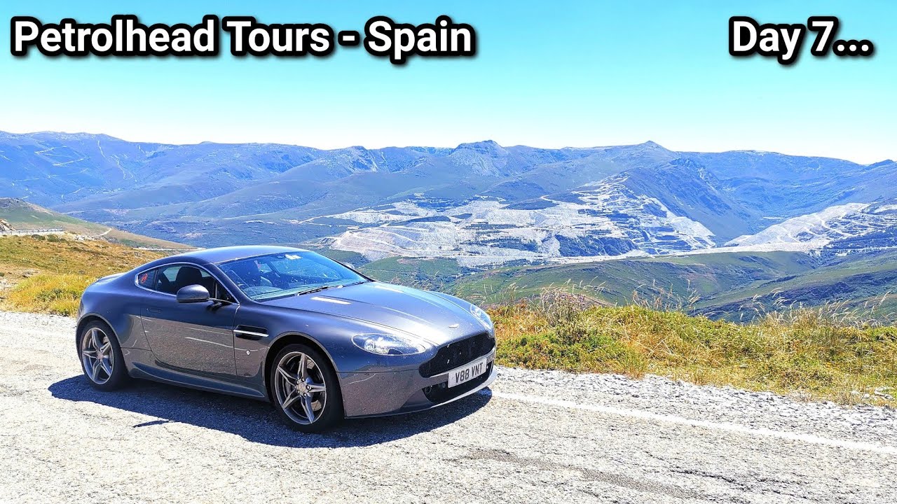 Aston Martin V8 Vantage vs BMW M4 Comp over the mountains! PetrolHead Tours, Spain, Day 7