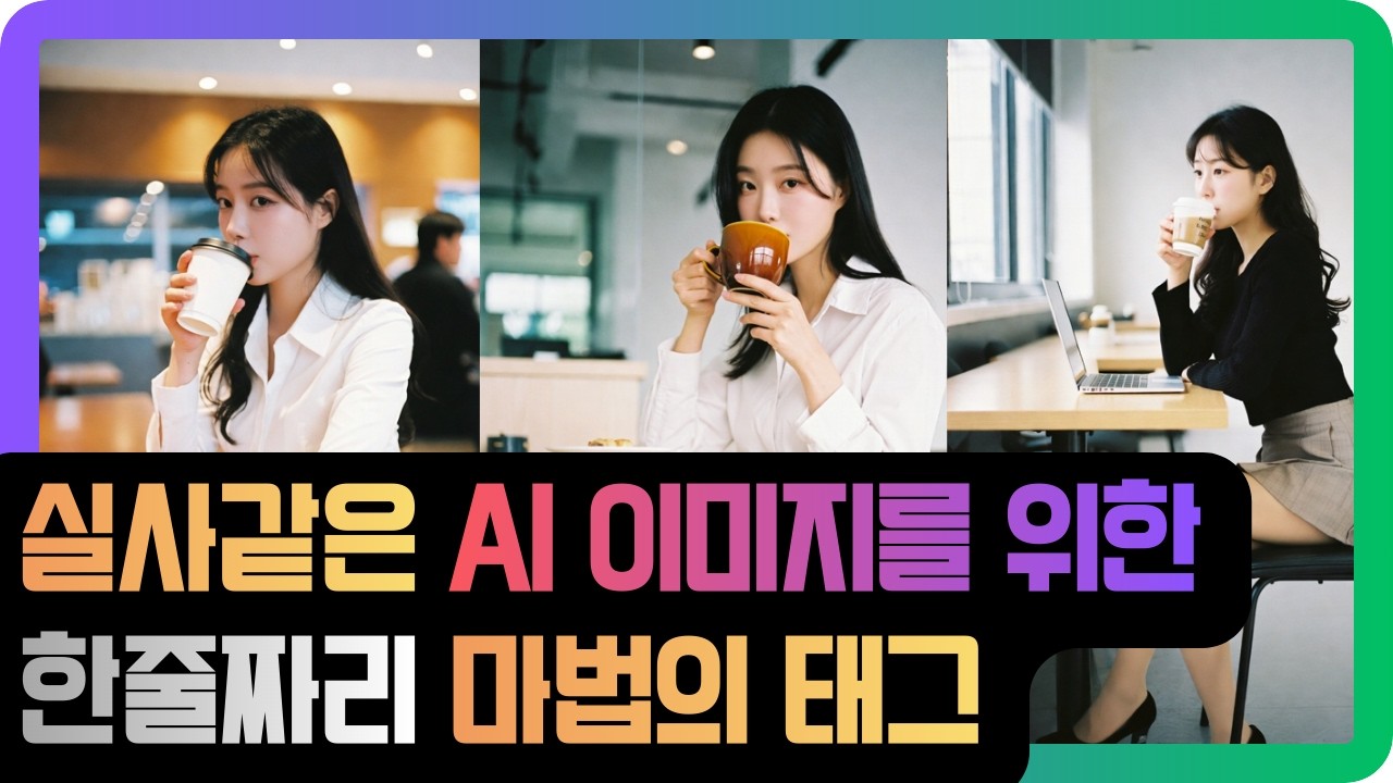 태그 한 줄만 추가했더니 AI 이미지가 확 달라졌습니다