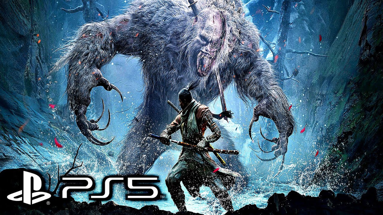 Sekiro Shadows Die Twice PS5 - Guardian Ape Boss Fight (4K 60FPS)
