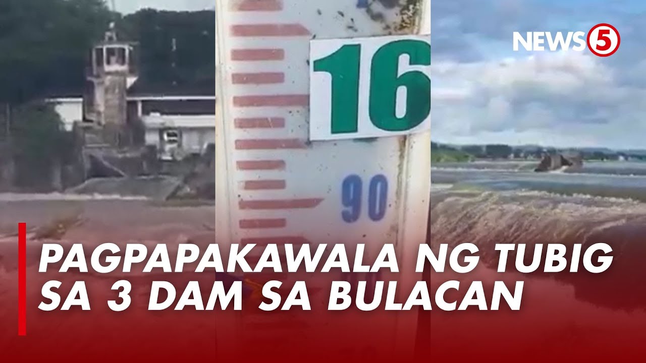 Angat, Ipo, Bustos Dam, nagpapakawala na ng tubig bilang paghahanda sa Bagyong Uwan