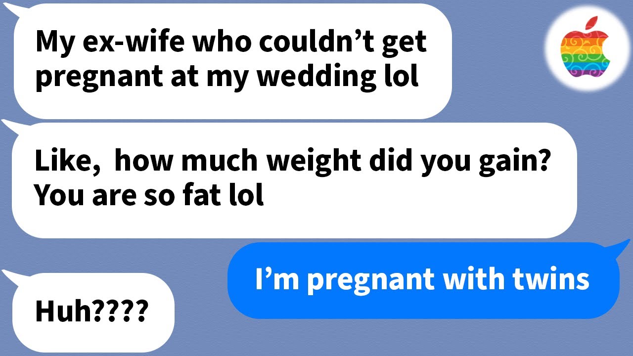 【Apple】 My ex husband who left me because I couldn't get pregnant invited me to his wedding but...