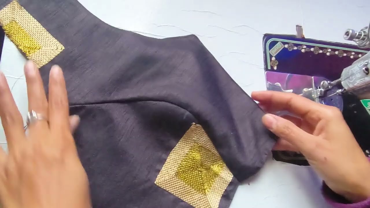 32 size Princess cut blouse cutting and stitching ||blouse cutting 
