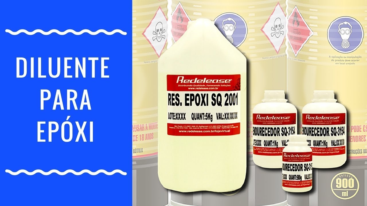 Como diluir resina epóxi