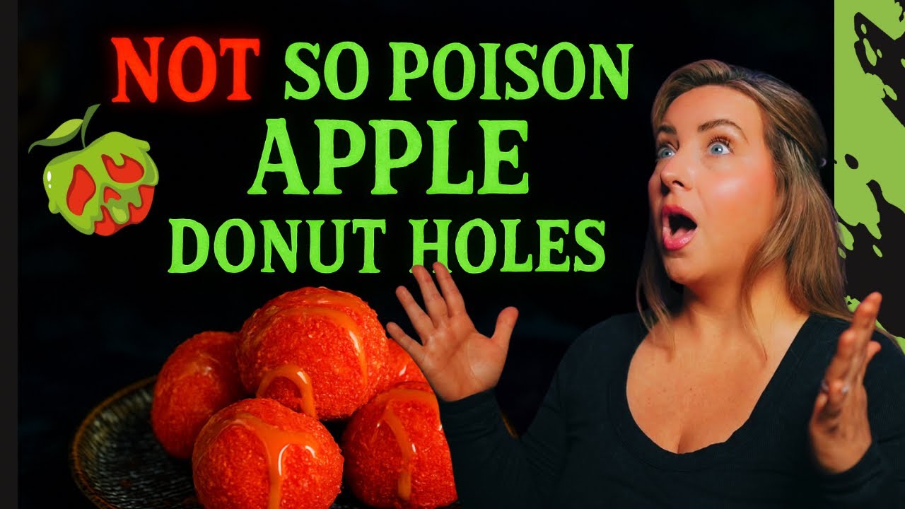 Disney’s Not-So-Poison Apple Donuts 🎃 | Copycat Halloween Recipe