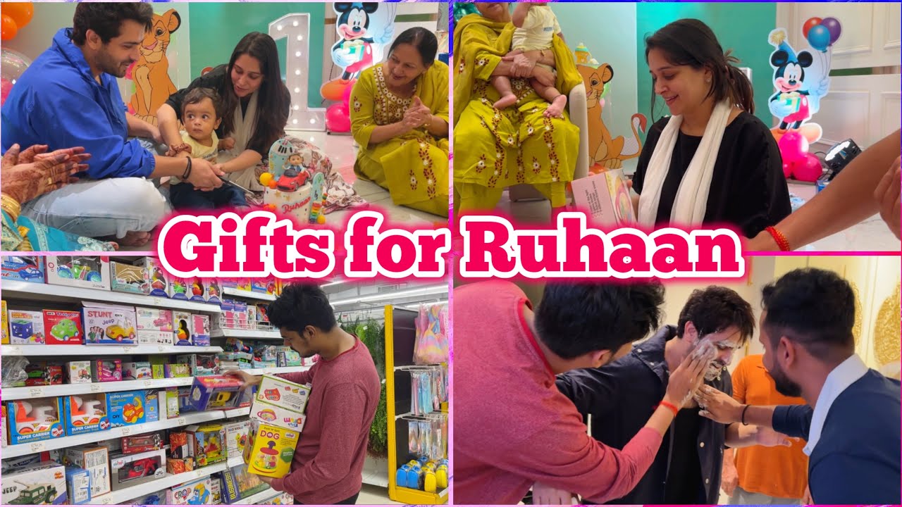 Shoaib Bhai & Ruhaan’s Birthday Celebration | Gifts shopping for Ruhaan | vlog