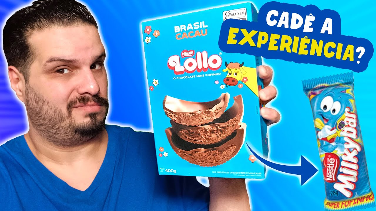 UM DOS OVOS DE PÁSCOA MAIS PROCURADOS DESTE ANO - OVO LOLLO da BRASIL CACAU