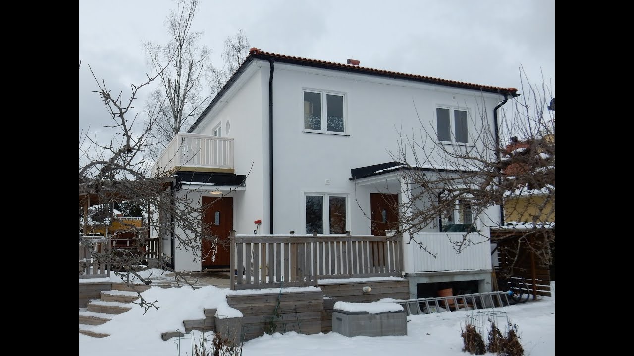2017-12 Fasadrenovering, putshus från 1938