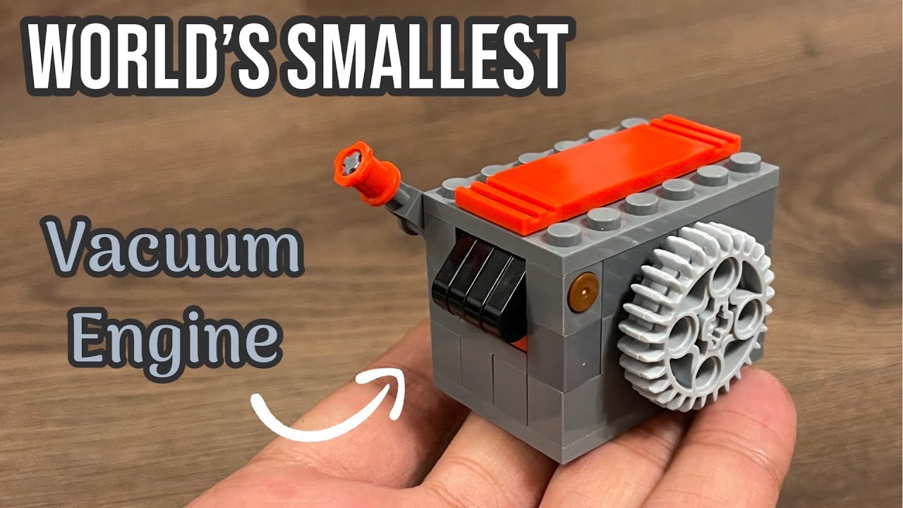 8640 RPM World’s Smallest LEGO Vacuum Engine!!!