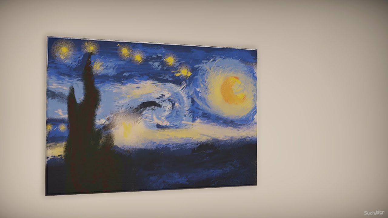 SuchArt : Starry night AMSR spray