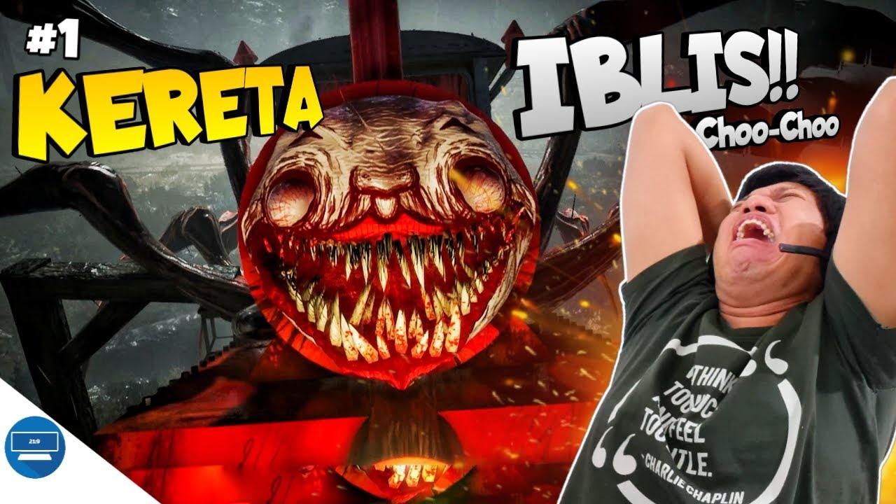 KERETA IBLIS BERMUKA BADUTS, BERGIGI MEGALODON DAN BERKAKI LABA-LABA!! Choo Choo Charles [INDO]