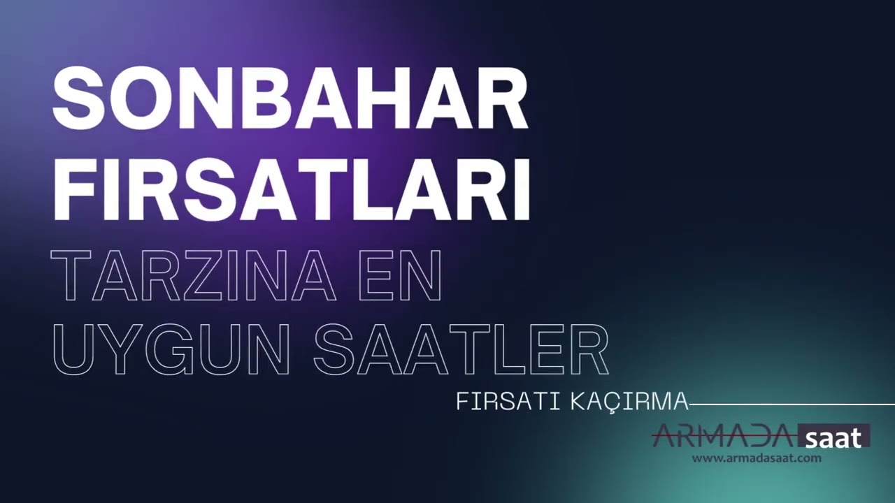 Kol Saatlerinde Son Bahar Fırsatı #saat #kolsaati
