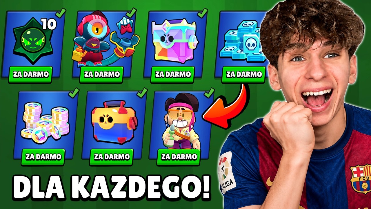 JAK ODEBRAĆ WSZYSTKIE NOWE PREZENTY ADIDASA w BRAWL STARS? ⚽