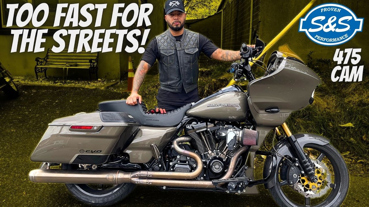 Riding a $60,000 Harley Davidson performance bagger