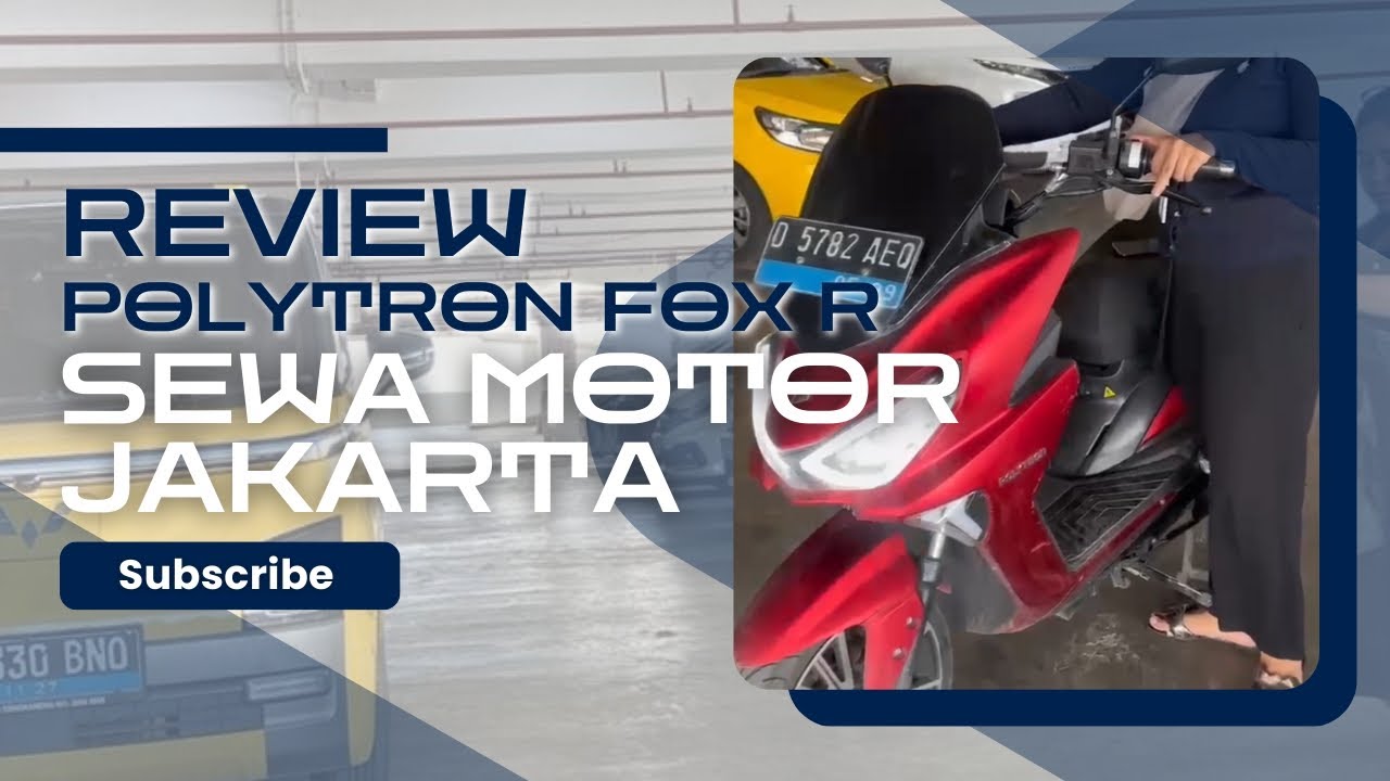 SEWA MOTOR LISTRIK JAKARTA CUMA 40K❗CEK MOTOR LISTRIK POLYTRON FOX R DI GARASI RENTAL  #TRANSGOMOTOR