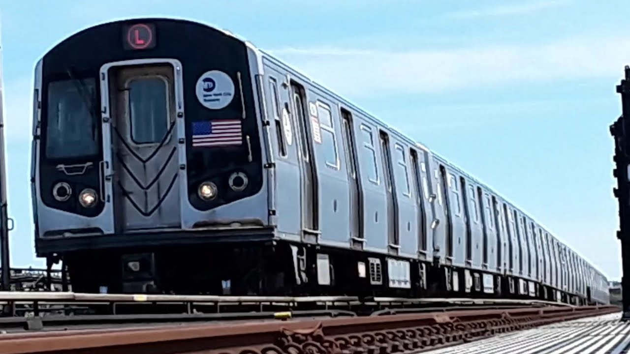 BMT Canarsie: R143 & R160A-1 (L) trains + Track View Angel @ Sutter Avenue