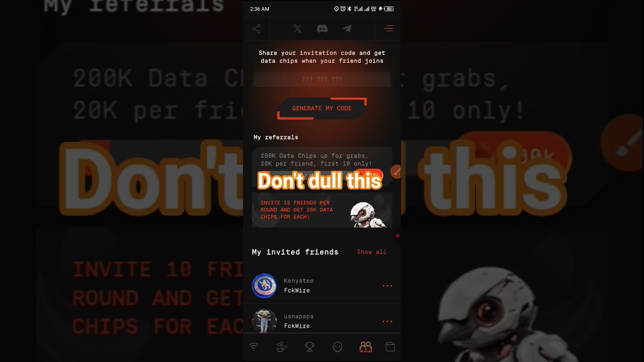 Chirp/ Kage 👉🏾 Используйте мой код 1f8ea163 и получите 25 тыс. чипов данных в подарок:  