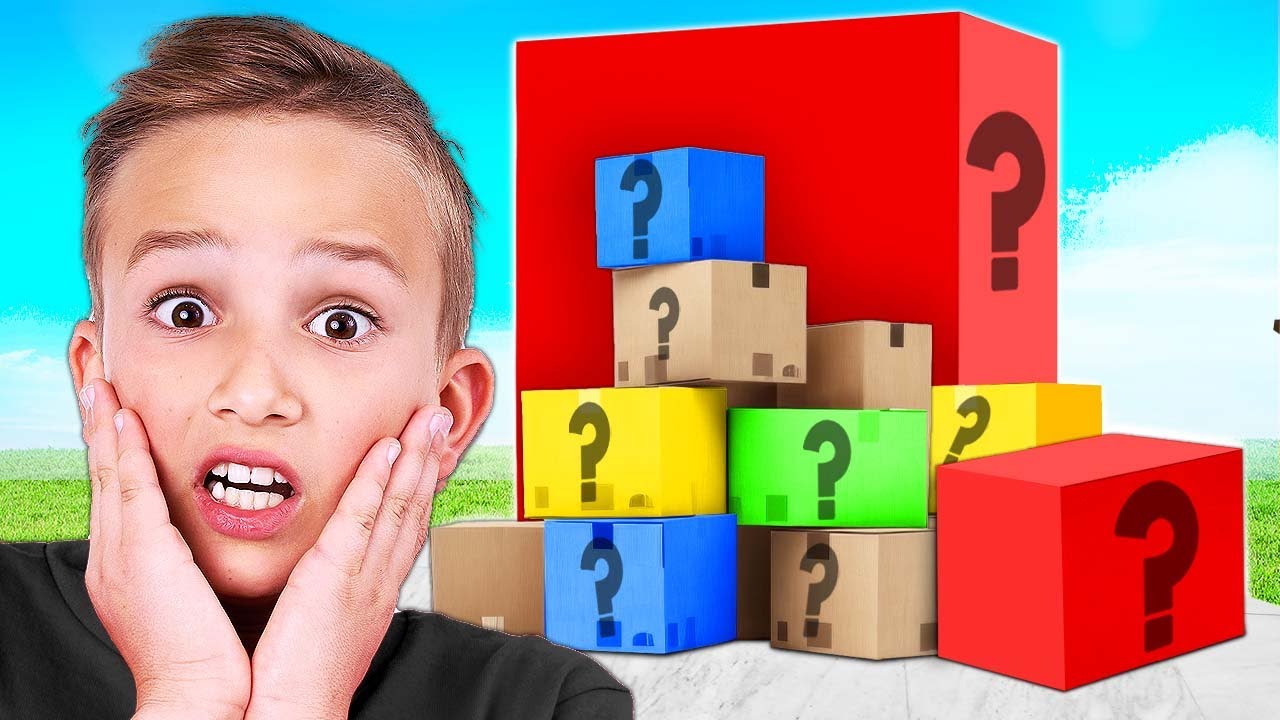 Испытание с коробкой-сюрпризом с Владом | Угадай, что внутри!