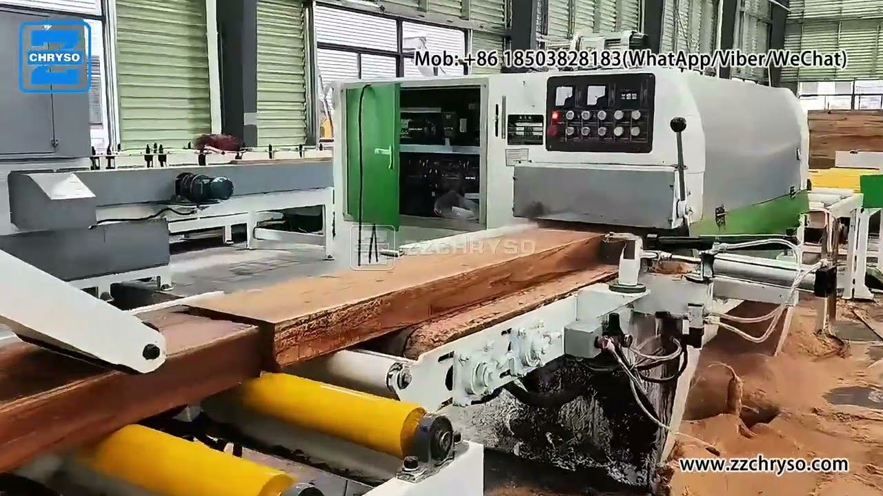 Maximize Large Log Cutting Speed | Multi Blade Saw Solution for 600mm+ Logs
